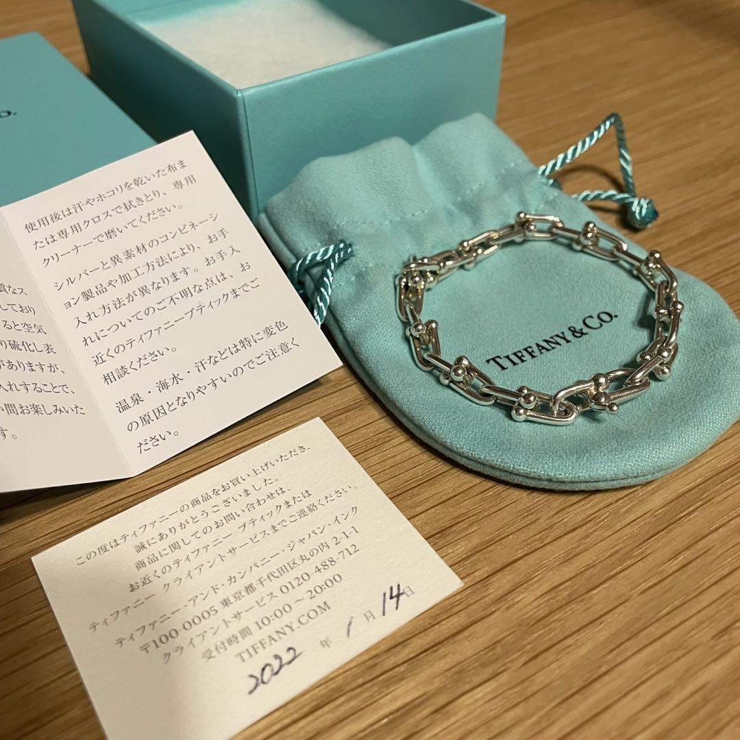 TIFFANY ティファニー ハードウェア スモールリンク ブレスレット