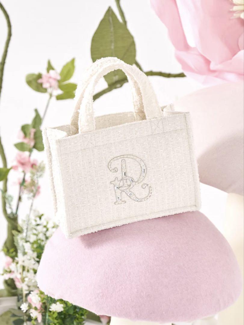 Darich ダーリッチ DRビジューミニトートバッグ WHT ホワイト
