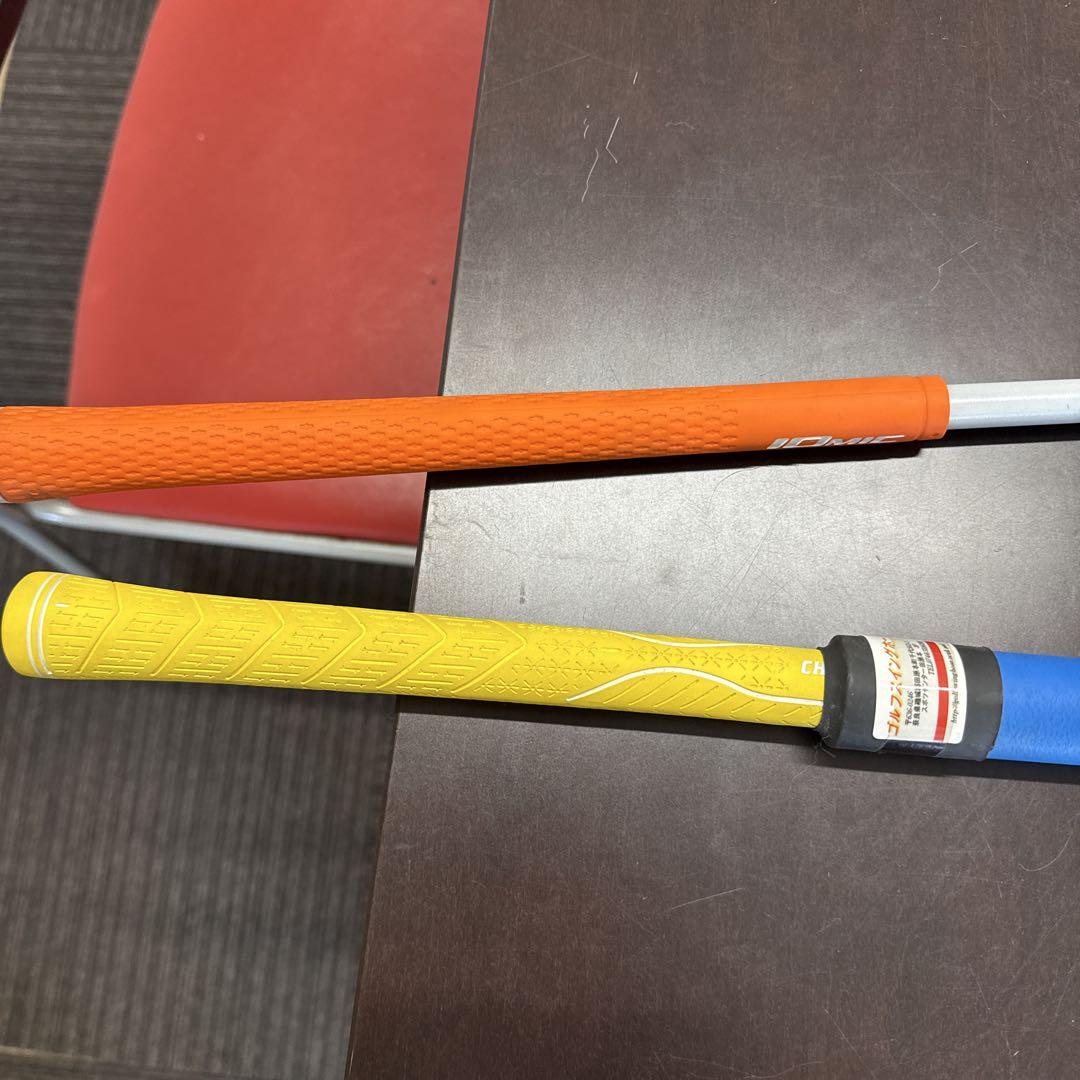 スイング練習器具　ホースとシャフトが柔らかいアイアン