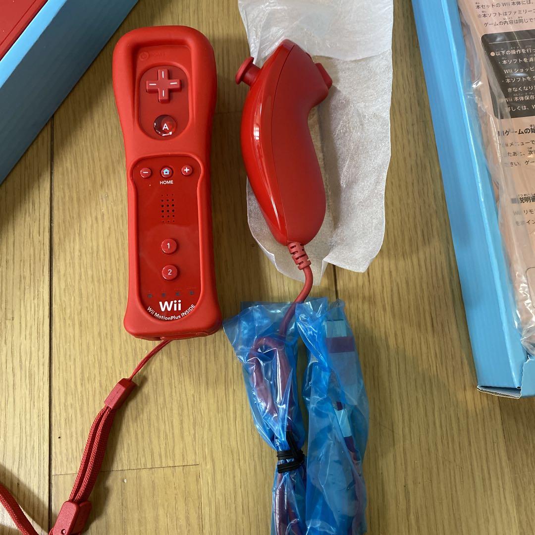 美品　任天堂 Wii　本体 スーパーマリオ25周年仕様 レッド　赤