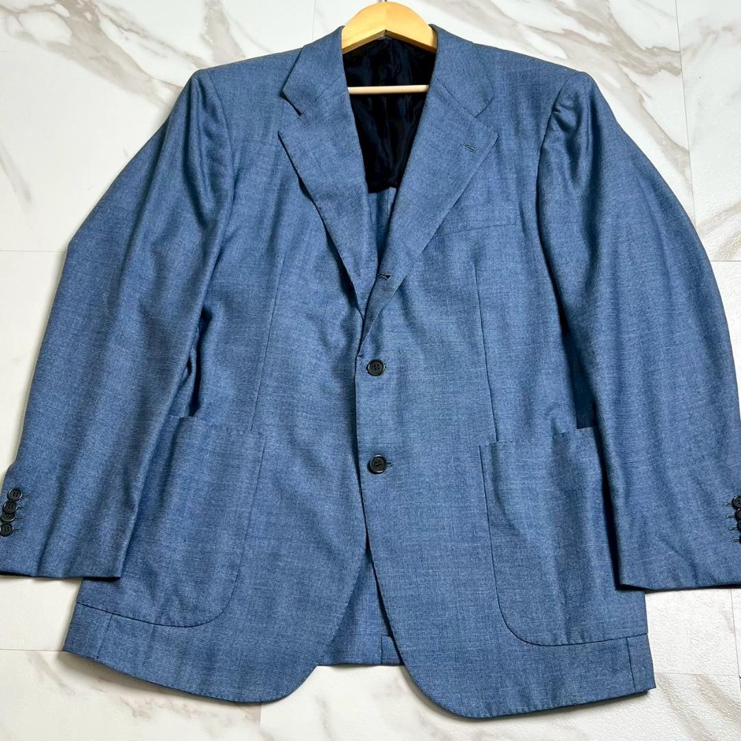 良品✨キートン カシミヤ100% メンズテーラードジャケット シングル 50 良品✨キートン カシミヤ100% メンズテーラードジャケット