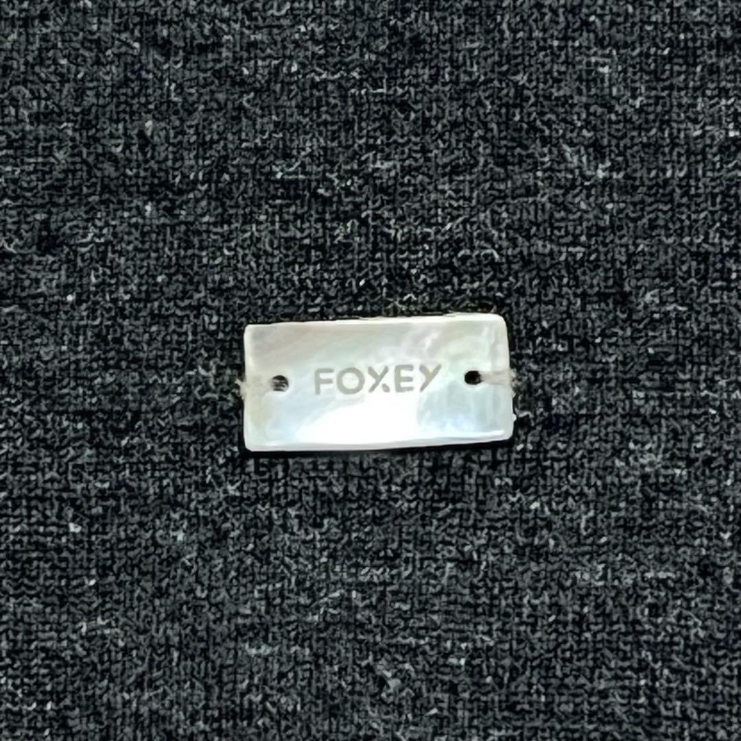 古着人気アイテム ノースリーブニット 未使用級】フォクシー グレー ウール 38 トップス