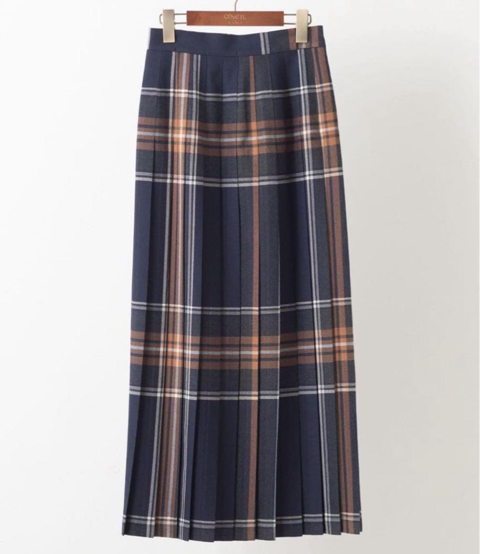 オニールオブダブリン オールプリーツマキシ キルトスカート 93cm