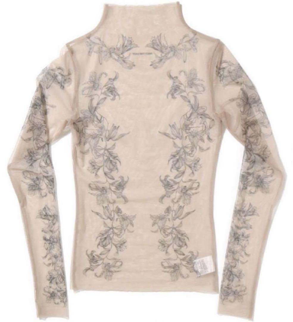 melt the lady lily tattoo tops （black）