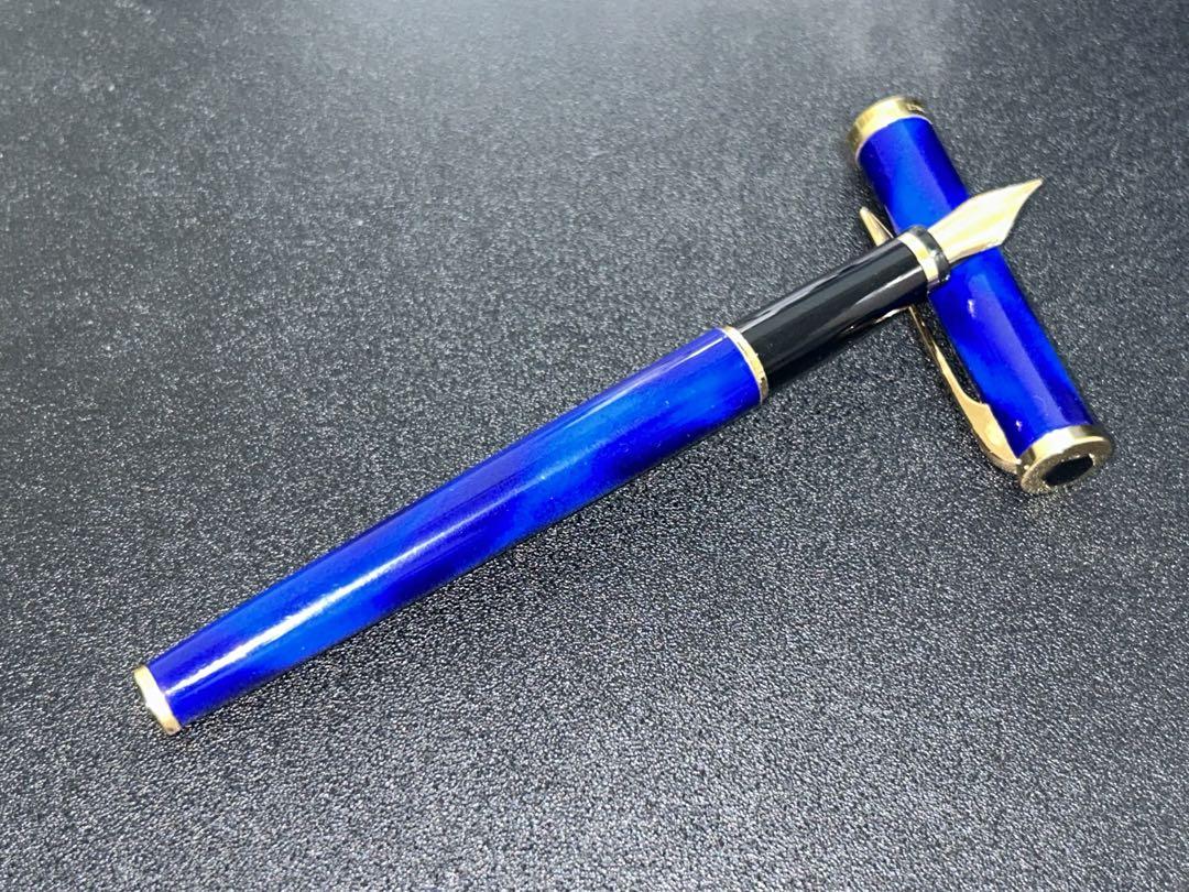 【WATERMAN】万年筆 18K 750 プレファス ブルーロマンス F