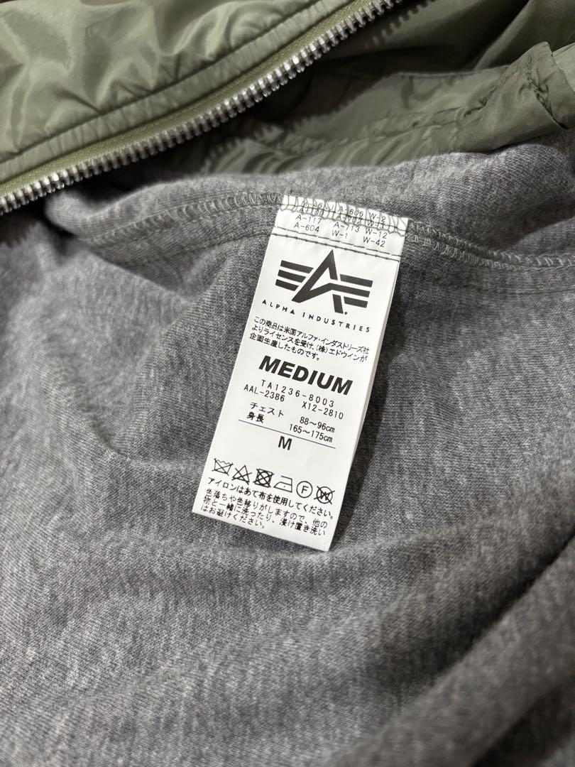 ALPHA INDUSTRIES カーキMA-1フライトジャケット 極美品