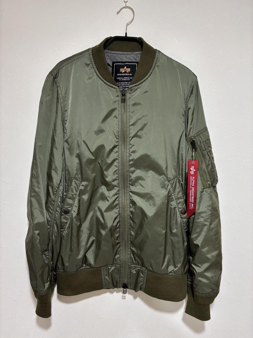 ALPHA INDUSTRIES カーキMA-1フライトジャケット 極美品