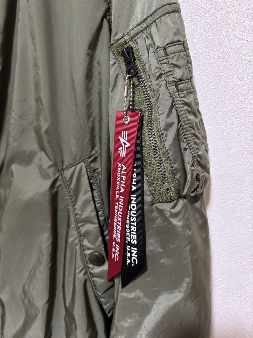 ALPHA INDUSTRIES カーキMA-1フライトジャケット 極美品
