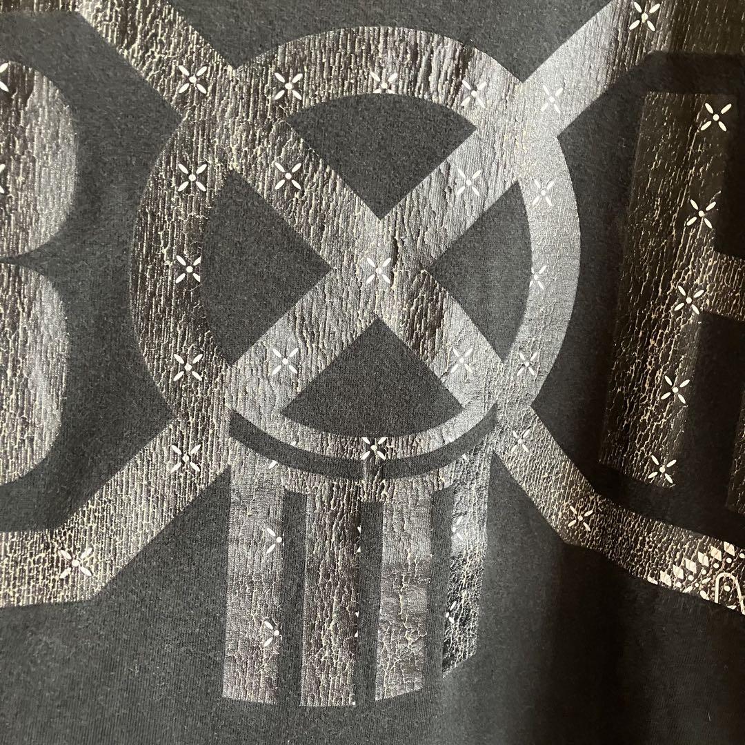 00's 古着 バウンティーハンター 両面ロゴtシャツ 黒 M