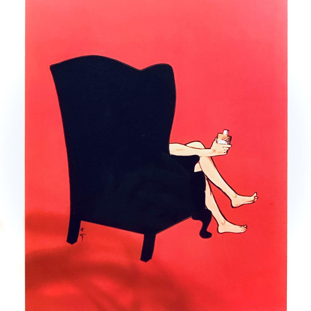 1980's ルネグリュオ ヴィンテージポスター(Christian Dior)