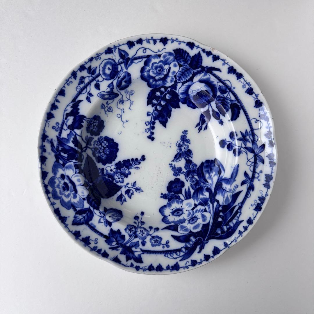 フランスアンティーク クレイユモントロー FLORA MUGUET 鈴蘭BROCANTE ANTIQUES