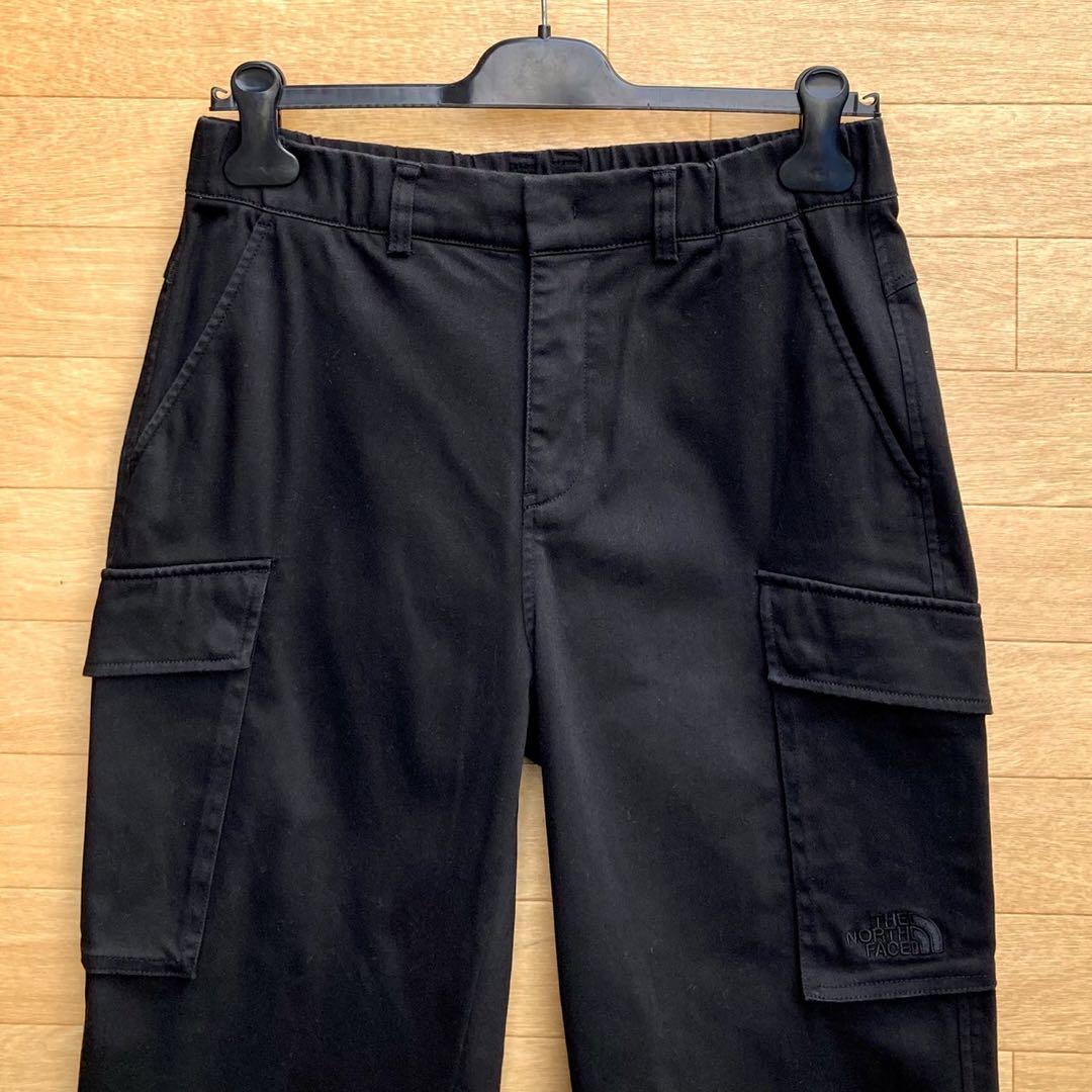 美品 M ザ ノースフェイス ストレッチカーゴパンツ ジョガーパンツ 黒