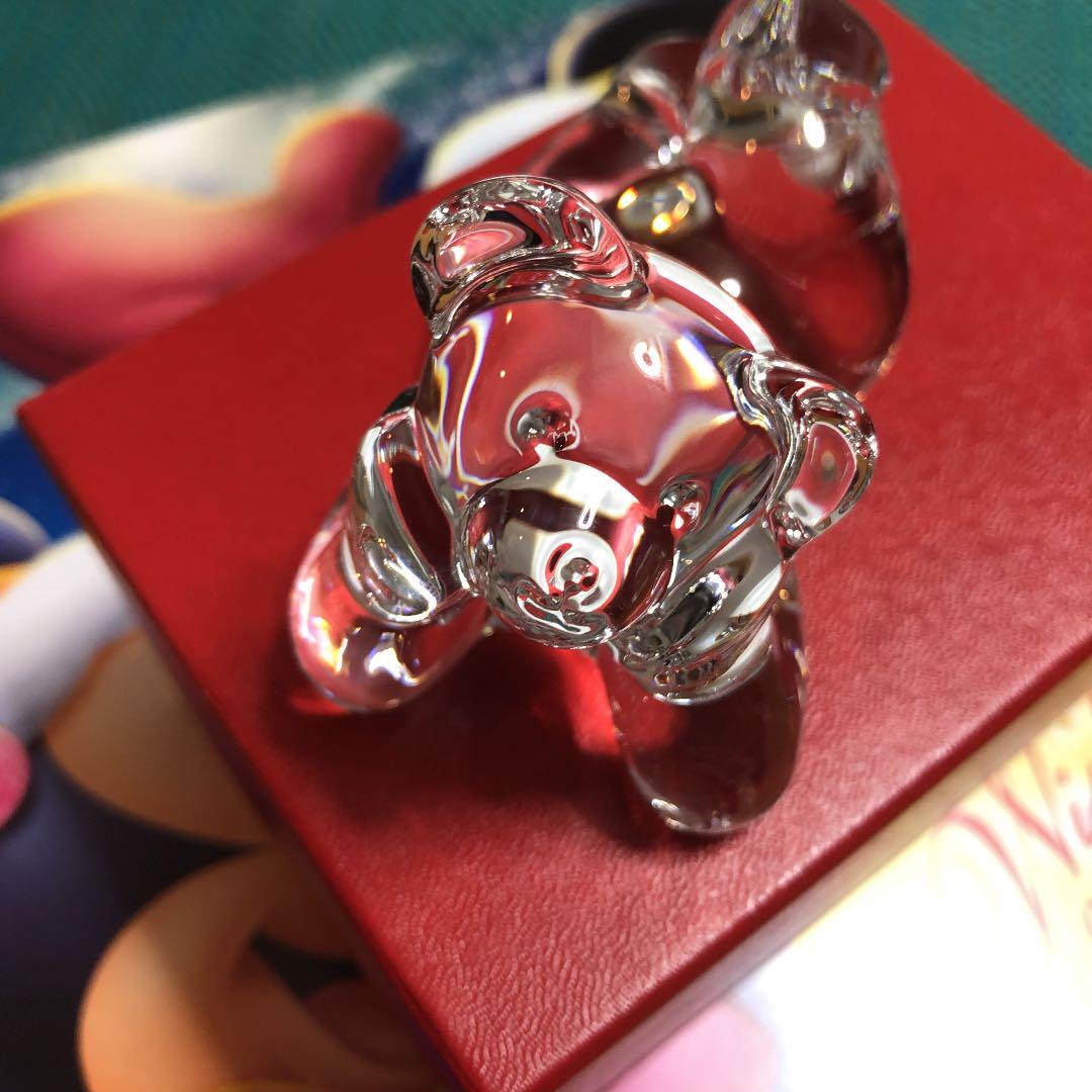 パンフレッ バカラ お祝い プレゼント等にも 美品 hk1rm-m89587708181 Baccarat 夢見るテディベア ✝などのプレ