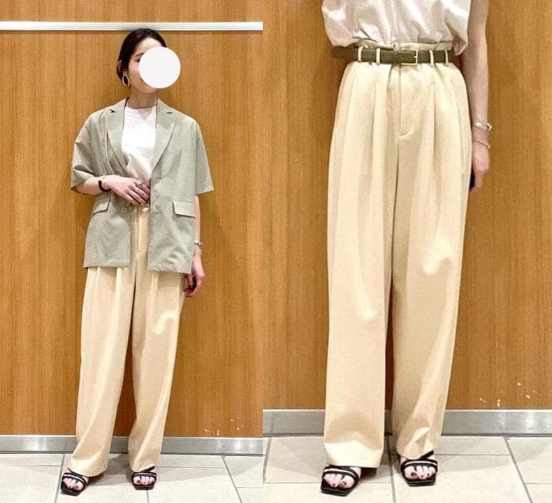 タックパンツ B544S