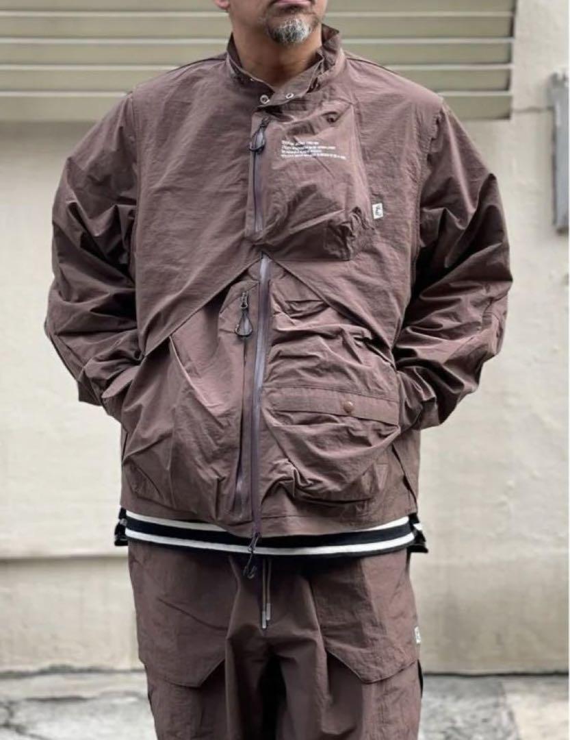 最終値下げCMF「OVERLAY JACKET」2WAYジャケット／MOKA L