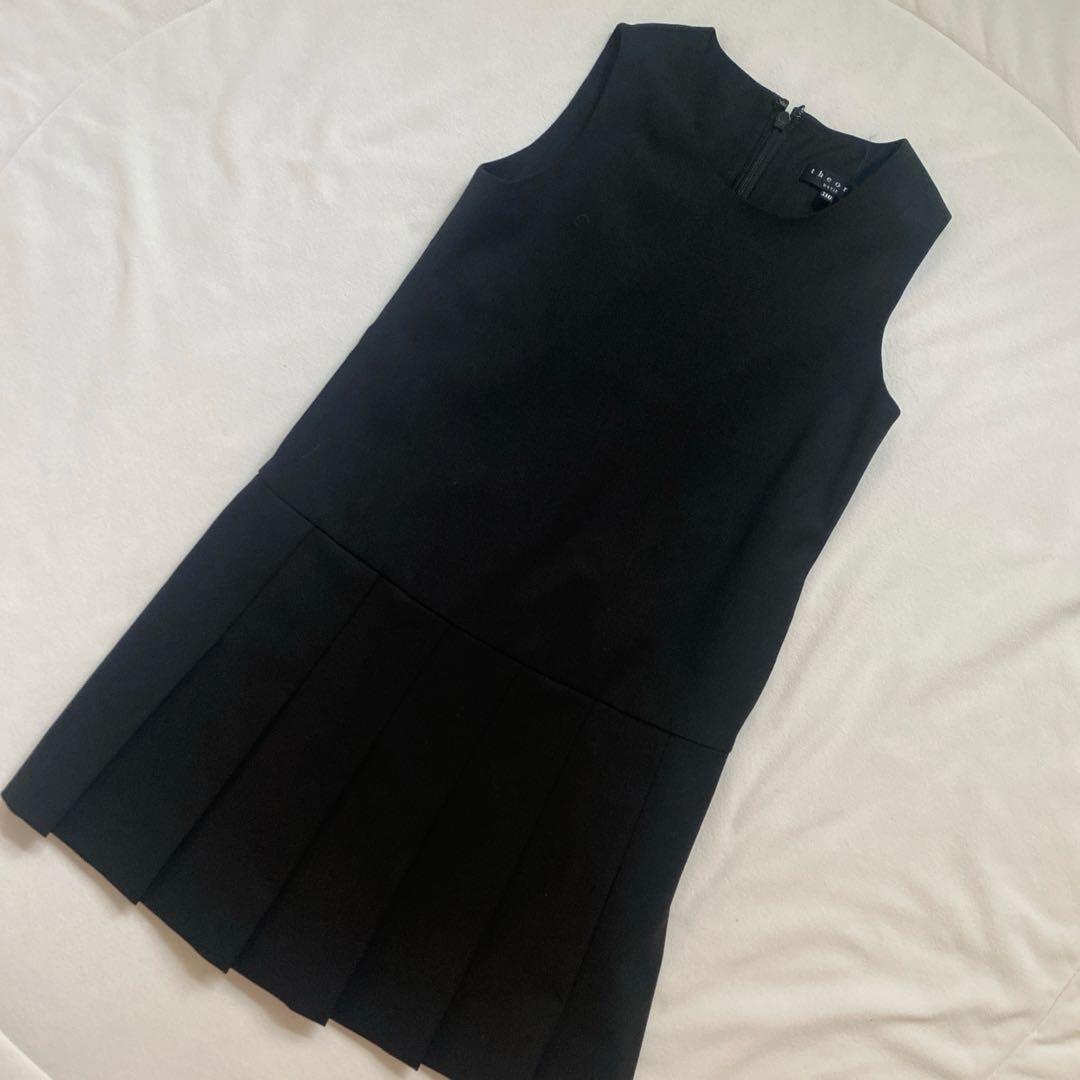 超美品！　theory　petit 黒　ノースリーブワンピース
