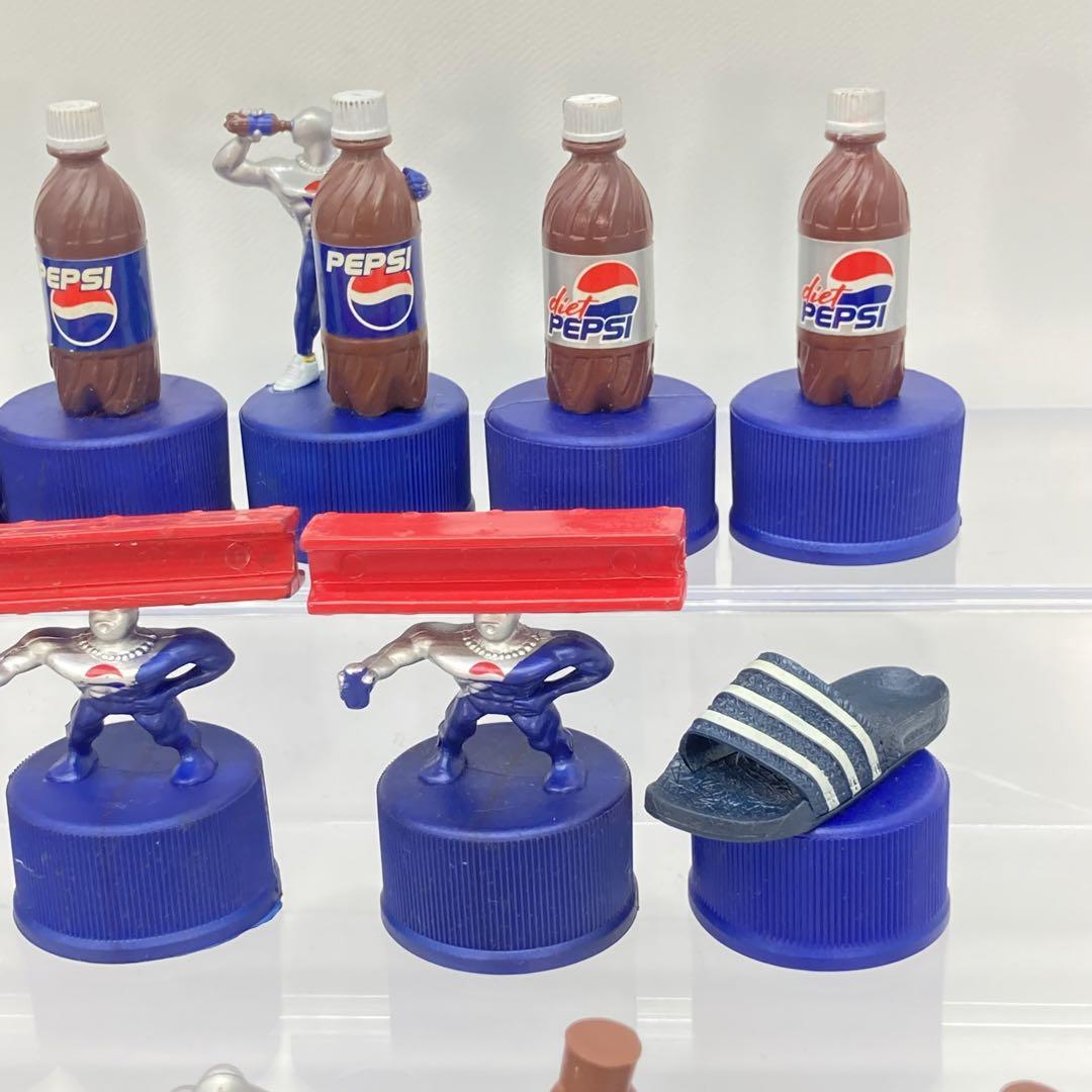 ペプシマン ボトルキャップ フィギュア 18個 まとめ売り pepsi