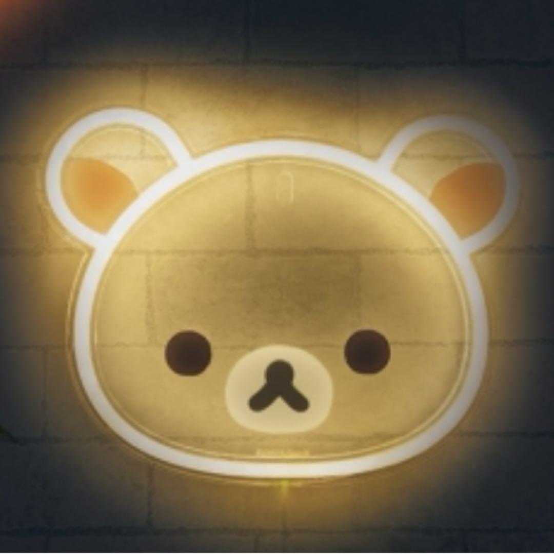 NEW BASIC RILAKKUMA 壁掛けネオン風LEDライトコリラックマ