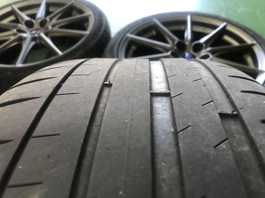 BRZ S ZD8 純正タイヤ ホイール 18インチ 4本セット