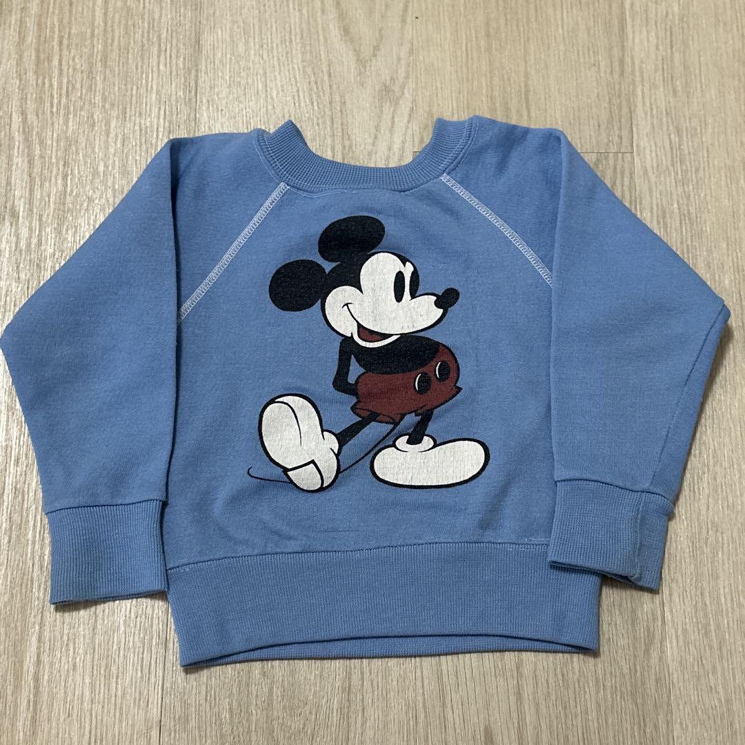 キッズビンテージ　ディズニー　ミッキー　スウェット　トレーナー
