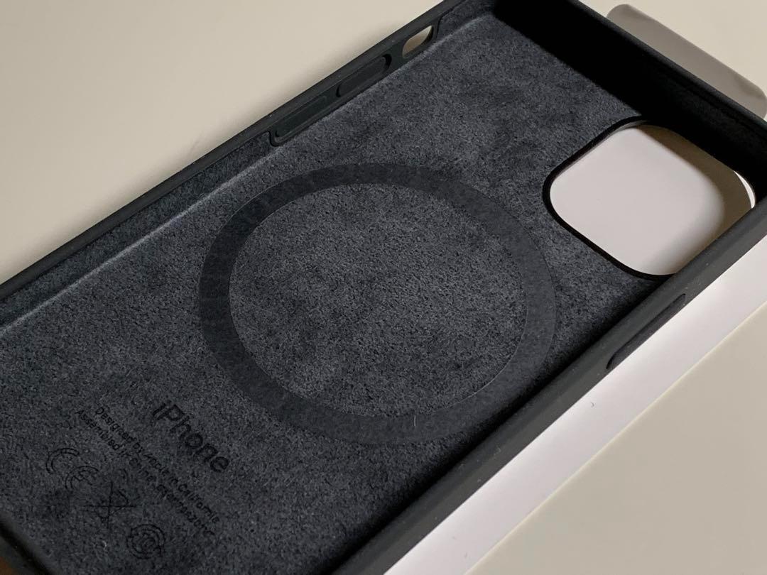 新品】純正 iPhone 12 mini シリコンケース・ブラック②
