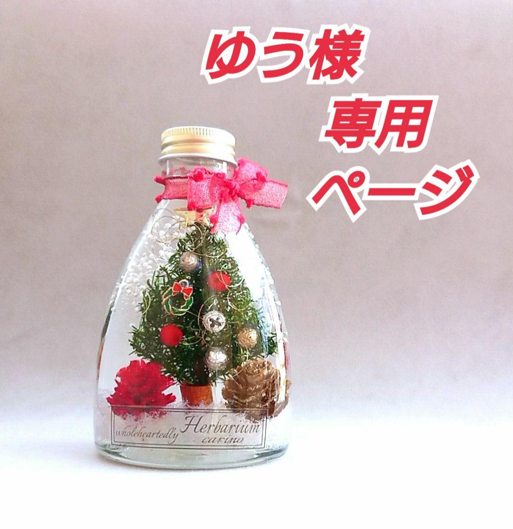 ゆう様専用ページ ハーバリウム【小さなもみの木のボトル】
