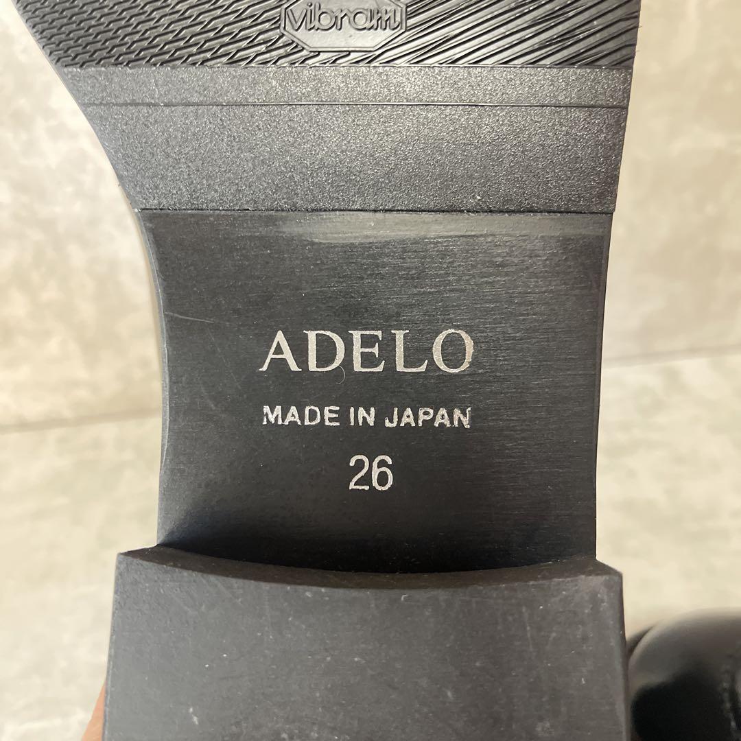 ⭐️極美品⭐️ADELO タッセルローファー 26cm シークレットシューズ 黒