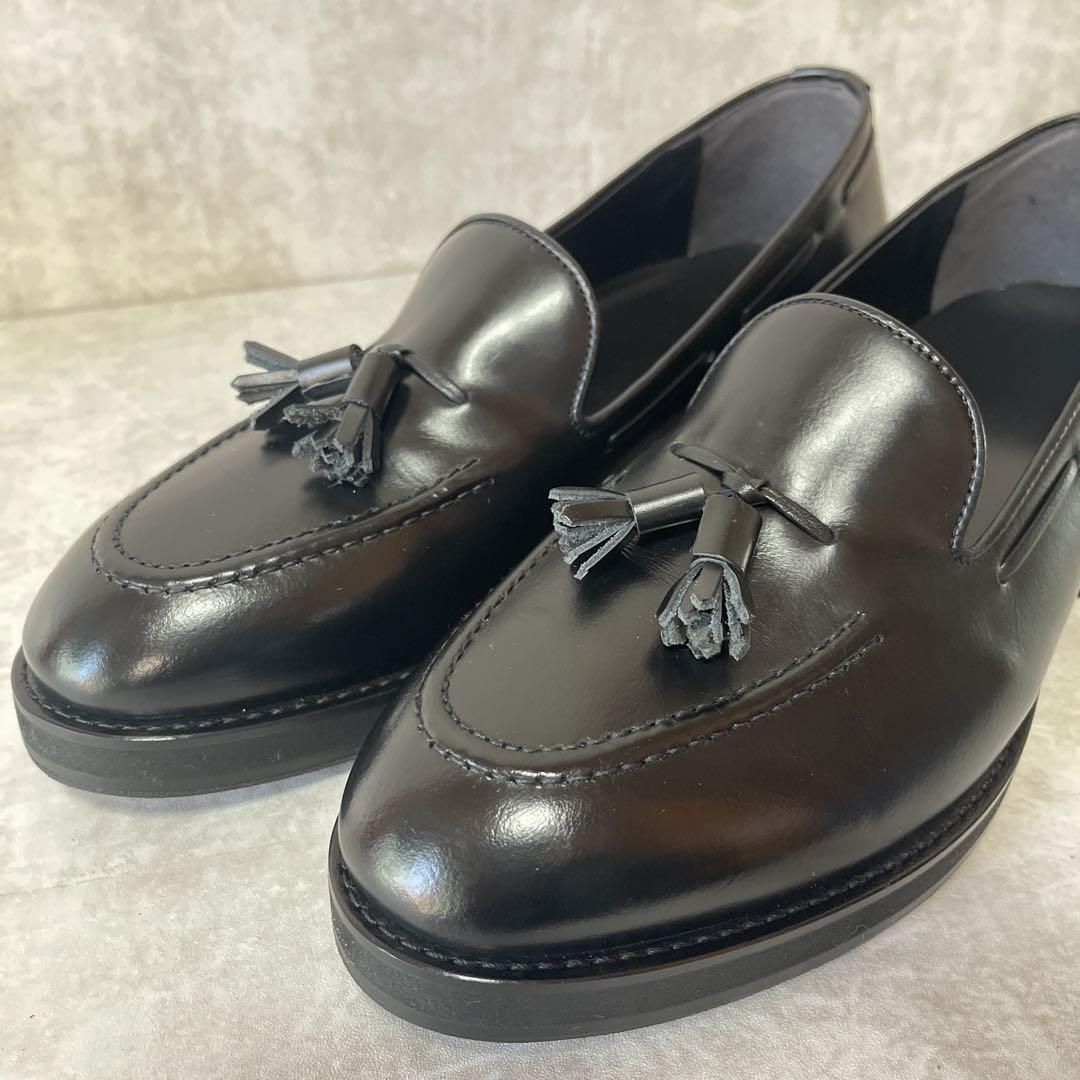 ⭐️極美品⭐️ADELO タッセルローファー 26cm シークレットシューズ 黒