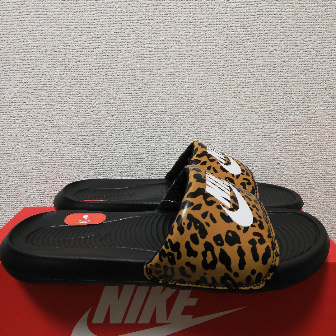 NIKE SLIDE スライド ベナッシ ヒョウ柄 レオパード サンダル 25