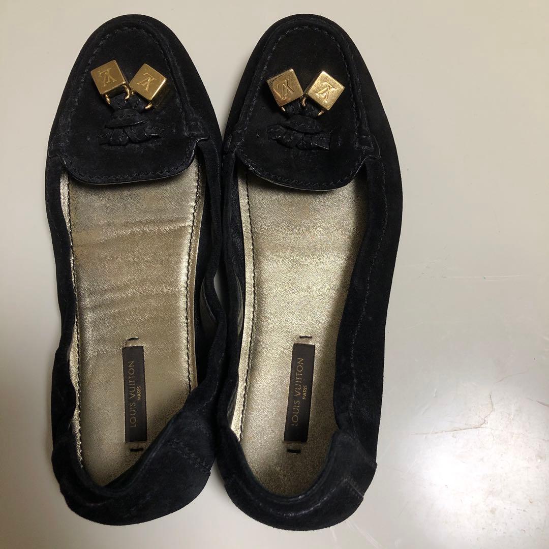 Louis Vuitton 黒 フラットシューズ