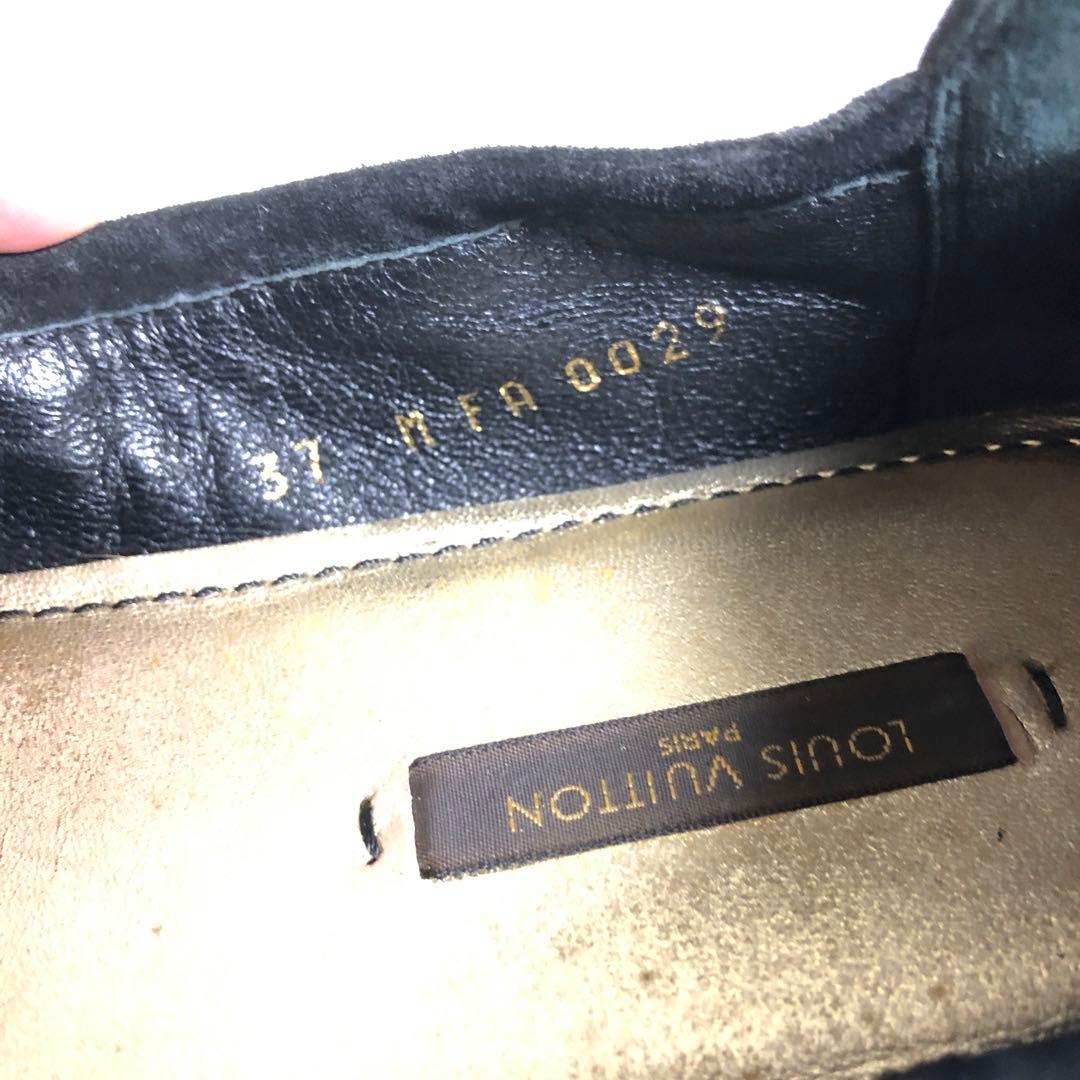 Louis Vuitton 黒 フラットシューズ