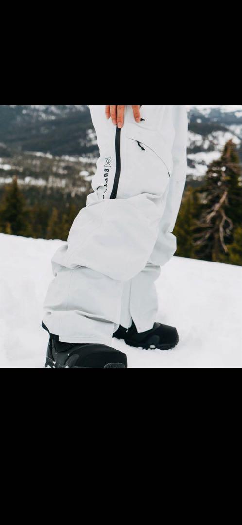 バートン ａｋ スノーボードウェア ホワイト Ｌ BURTON 23-24 バートン メンズ ウエアー WEAR スノーボード [ak