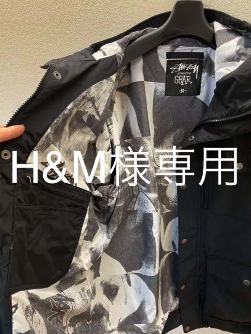 stussy マウンテンパーカーM黒 stussy マウンテンパーカーM黒