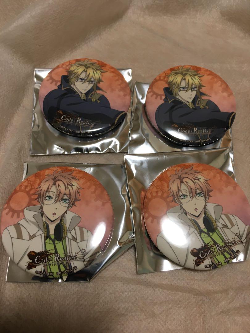 Code：Realize ～創世の姫君～ 缶バッジ 冬のオーディオ