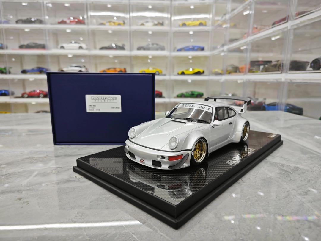 新品 TGM モデル 1/18 ポルシェ 964 RWB シルバー ミニカー