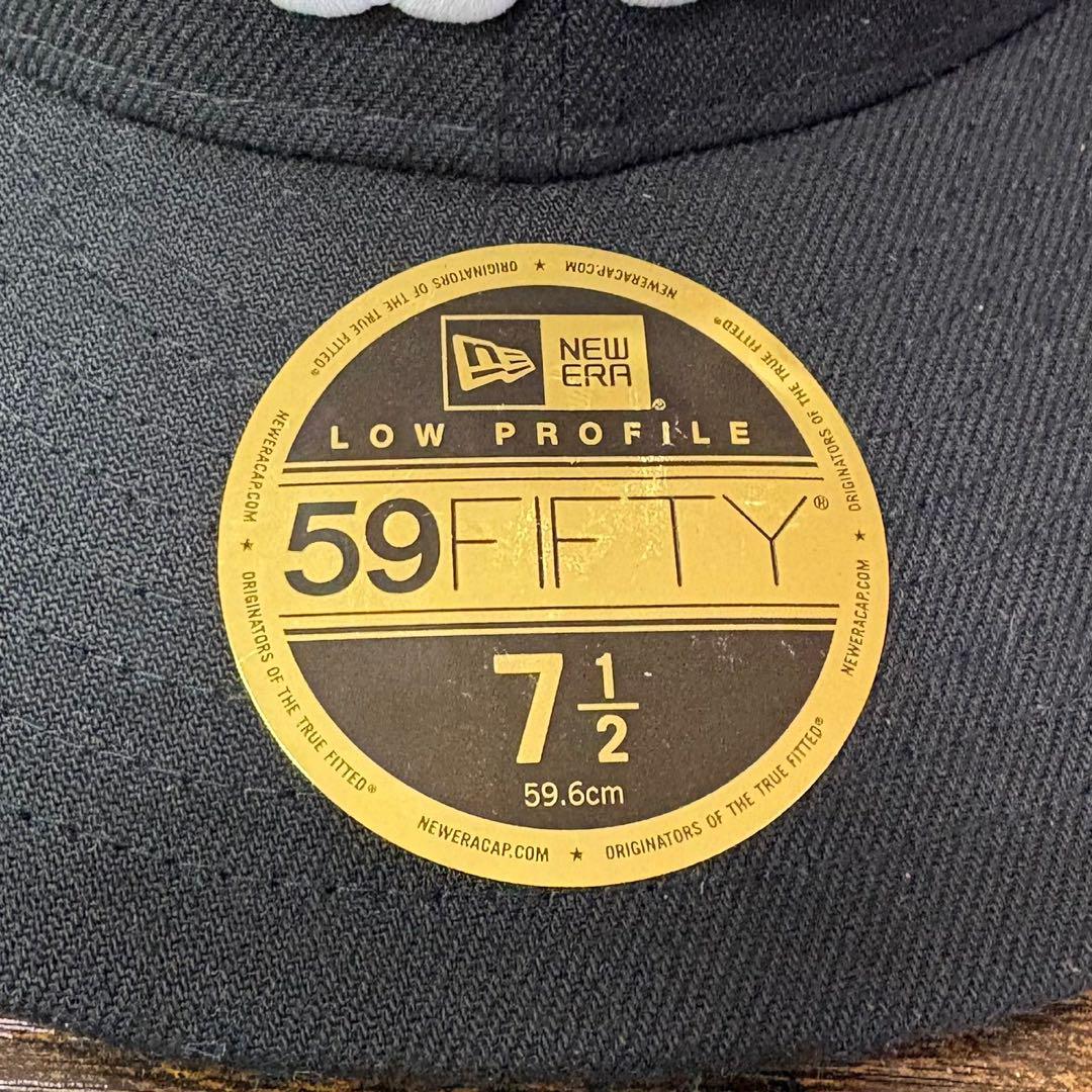 F86 ニューエラ 59fifty LP HUF ハフ ブラック 美品 2100
