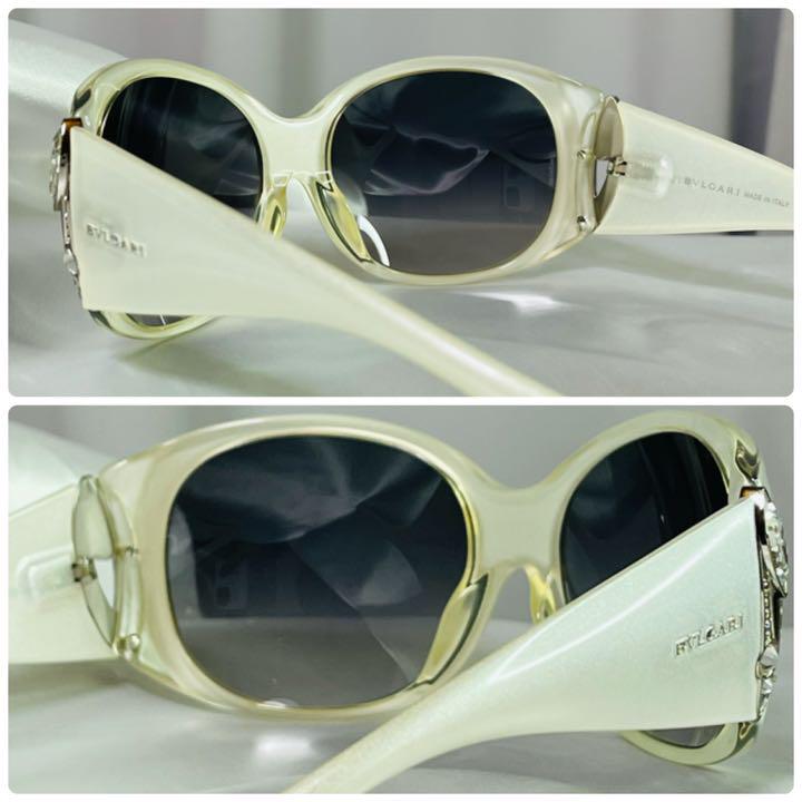 大特価低価 極美品 BVLGARI ブルガリ サイドロゴ ラインストーン サングラス dO2C5-m89602412684 安い日本製