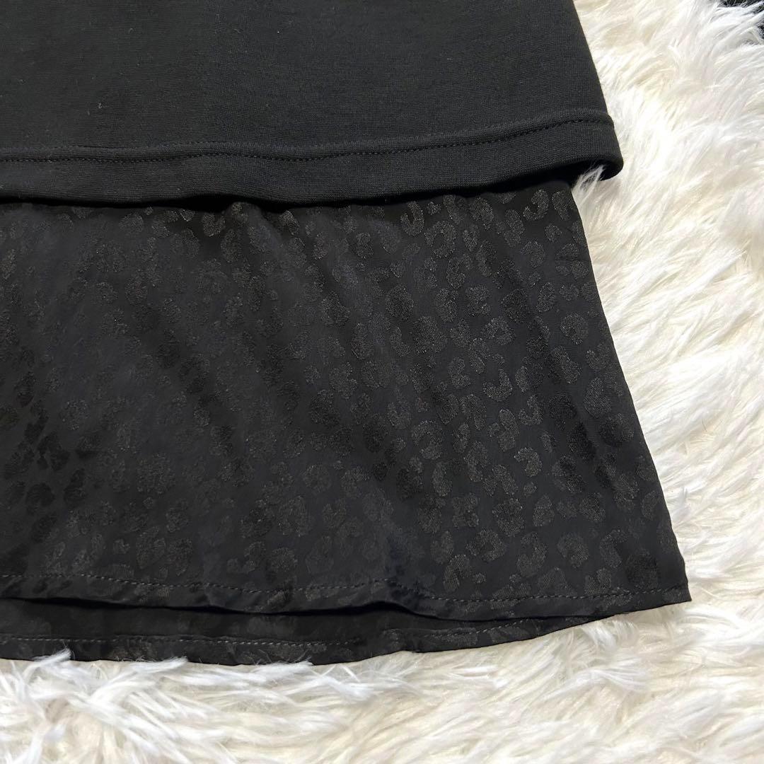 ❤️美品 日本製❤️VALENZA バレンザ 長袖 切り替え レオパード