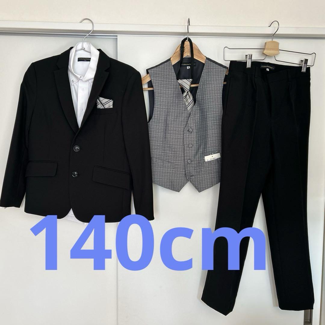 catherine cottageフォーマルスーツセットブラック 男140cm