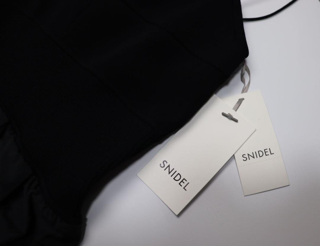 定価13,970円 新品 スナイデル ニットドッキング ペプラム ビスチェ