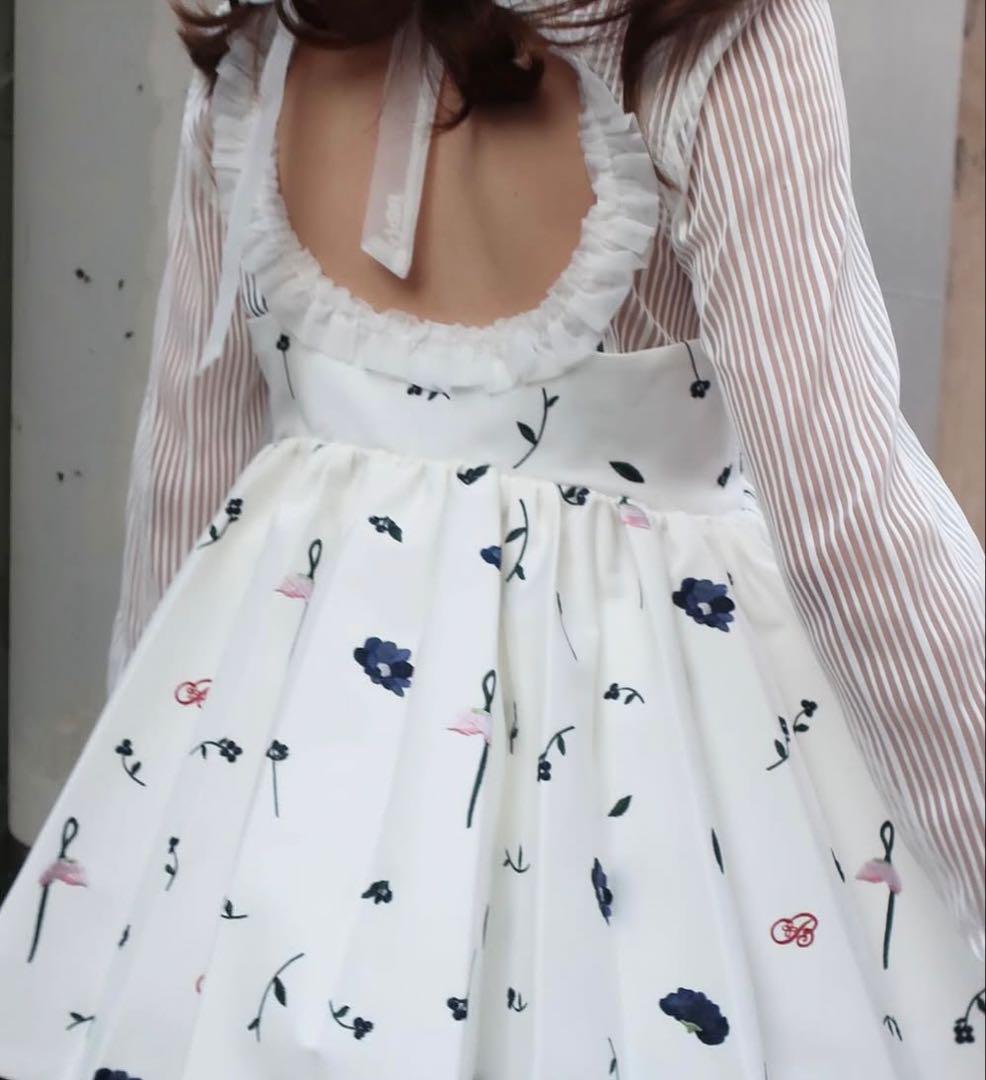 BIBIY. MADE | AVELINE RIBBON TOP WHITE｜Bibiy.