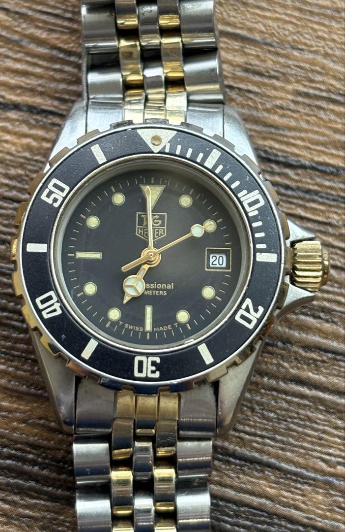 美品 タグホイヤー/TAG Heuer Heuer プロフェッショナル ブラック