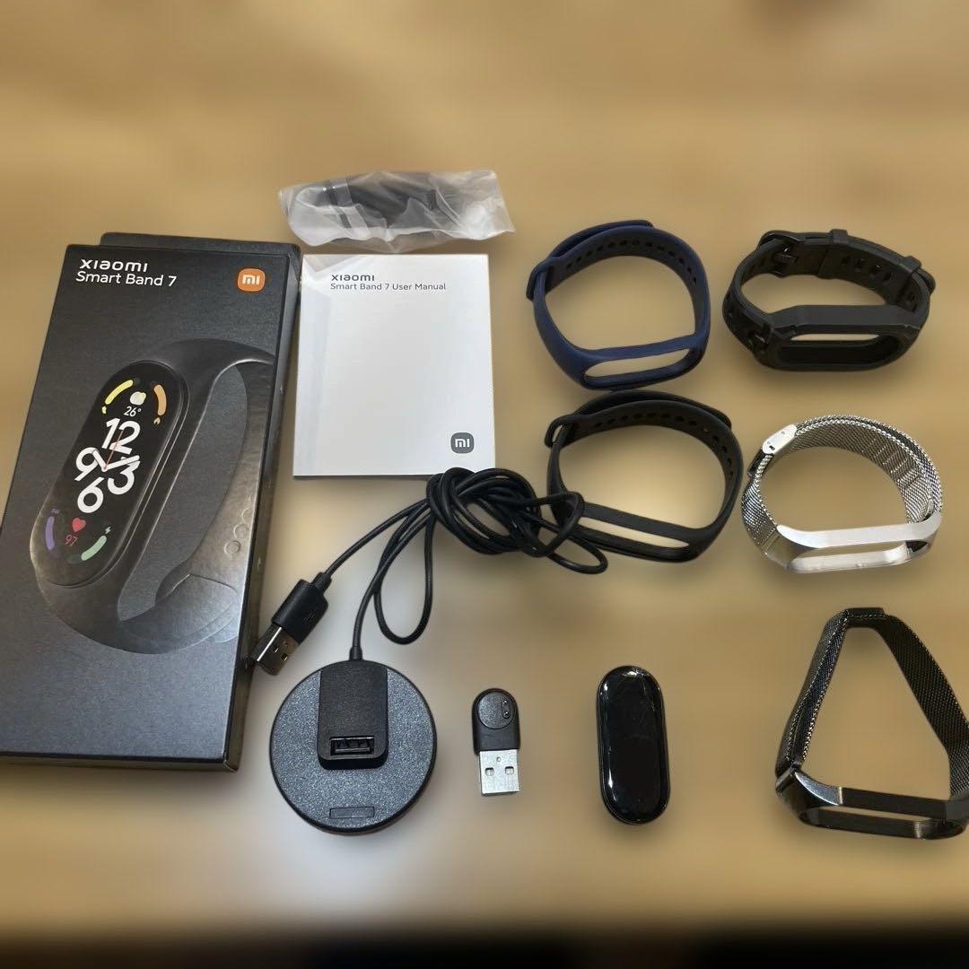 Xiaomi Smart Band 7 ブラック 付属品付き
