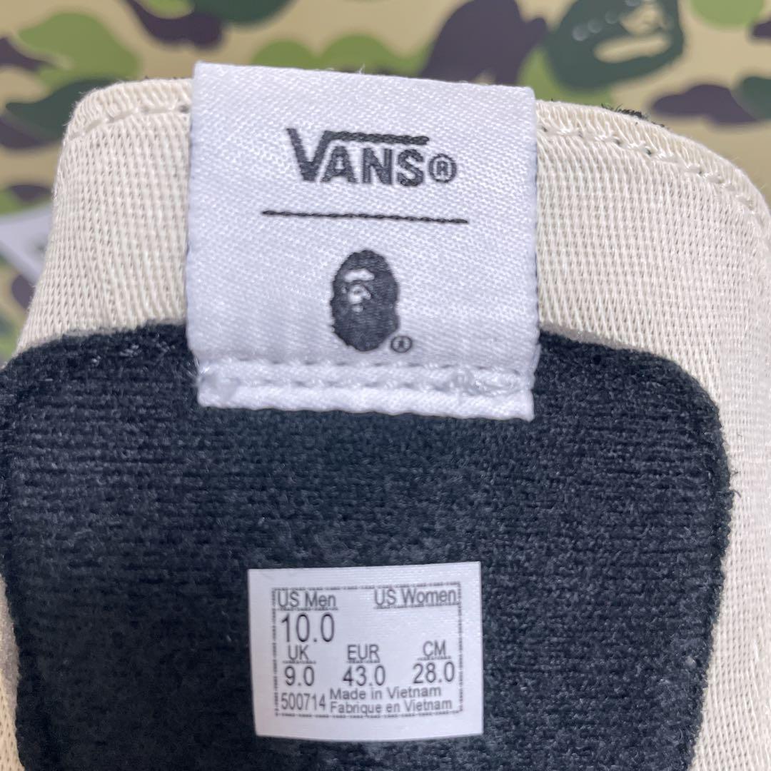 【新品未使用】BAPE X VANS LINE ABC CAMO 【28cm】