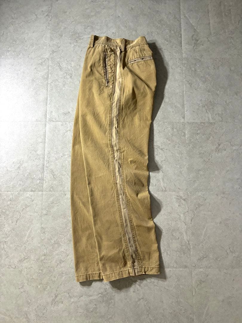 00s stussy ワークパンツ チノパン リップストップ ワイド Y2K