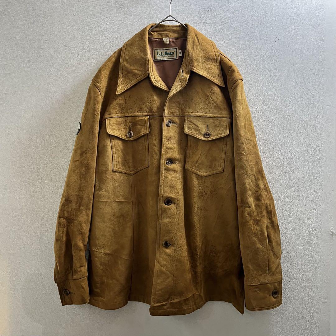 'USA 80s L.L.Bean エルエルビーン レザージャケット アメリカ