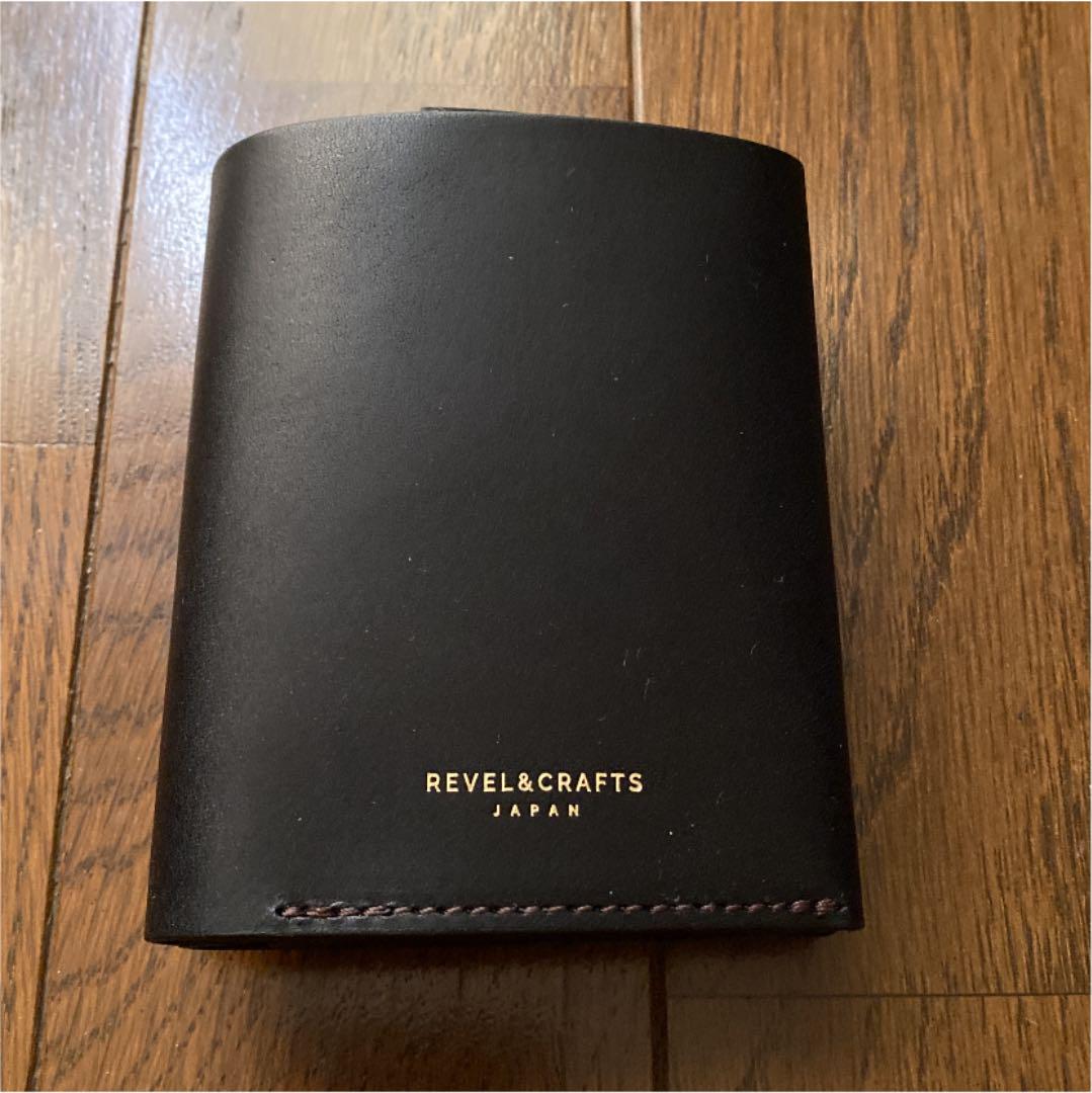 レヴェル ENOUGH BLACK 21A W MODEL 二つ折りミニ財布