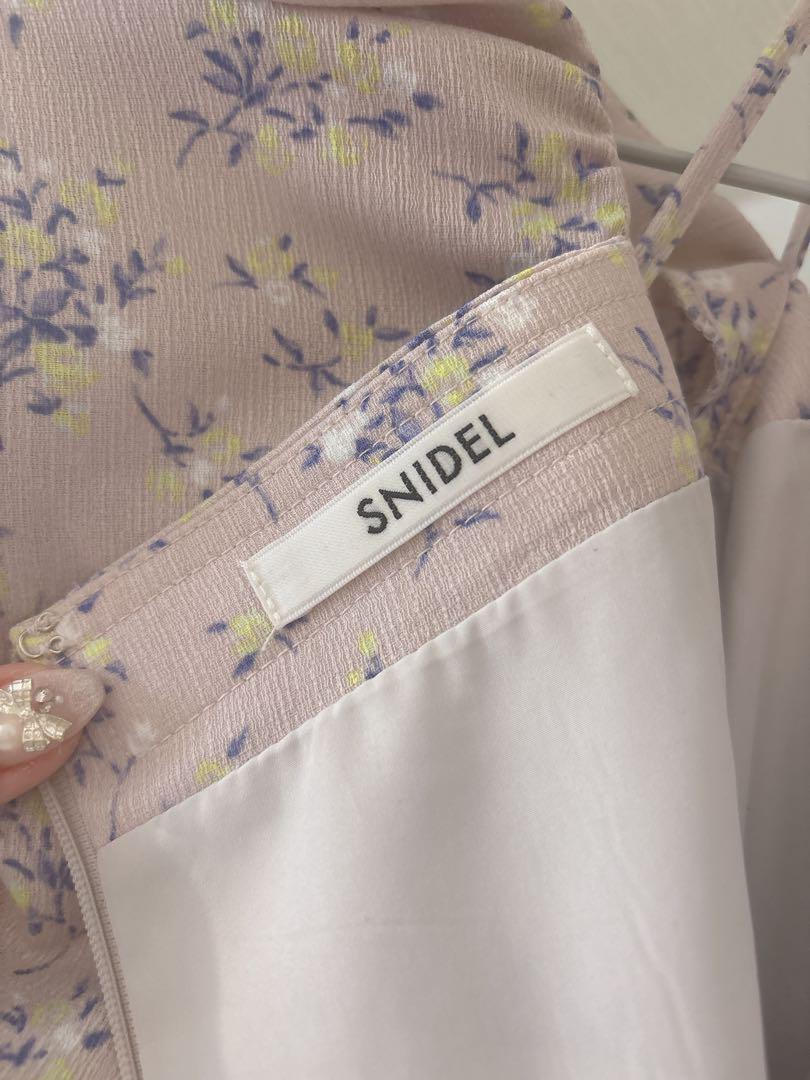 SNIDEL スナイデル バリエプリントワンピース（正規品） 00 pnk