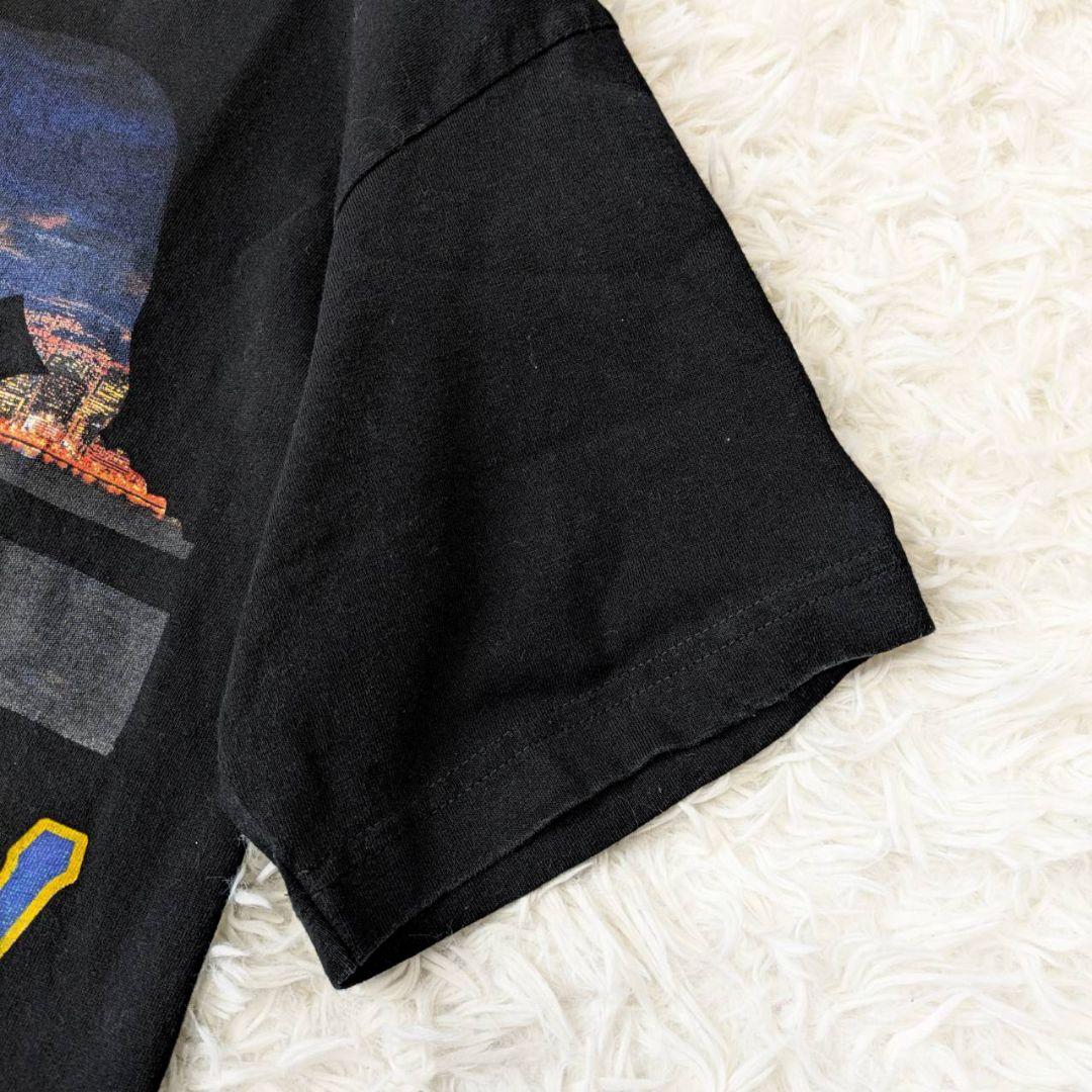ヴィンテージTシャツ 半袖カットソー【Ｍ】黒 グラフィックＴ古着 春夏秋冬