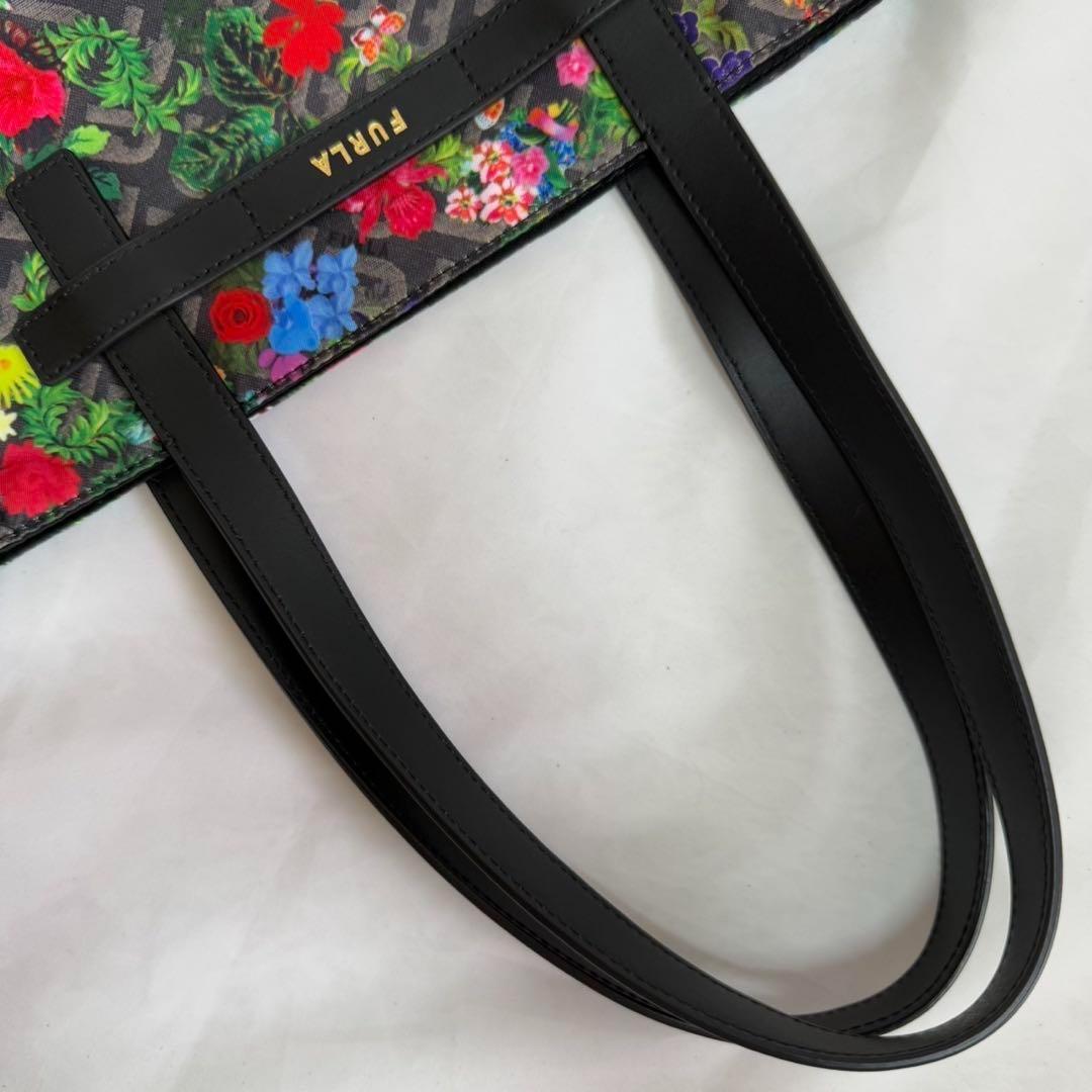 ✨良品✨ FURLA フルラ トートバッグ ハンドバッグ ボタニカル